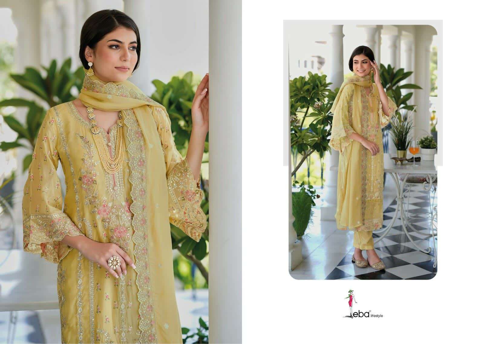 Anaya Soft organza emboidery work Salwar Kameez Wholesale catalog