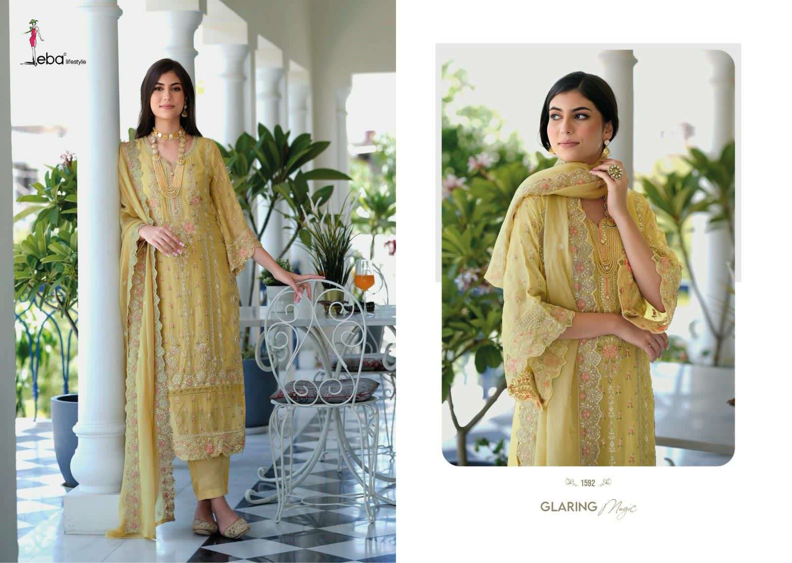 Anaya Soft organza emboidery work Salwar Kameez Wholesale catalog