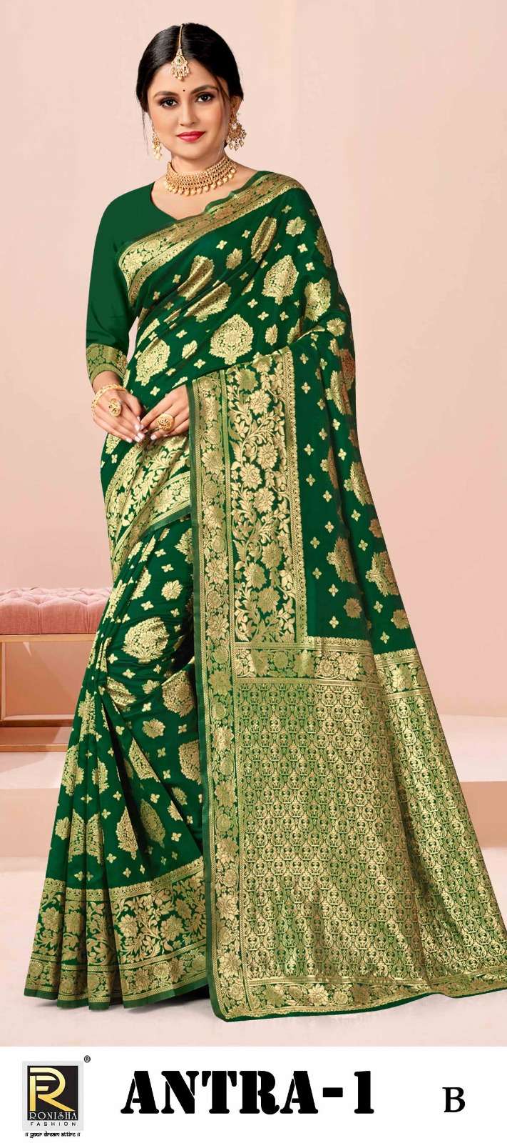 ANTRA  BY RONISHA SAREE SILK FABRICS SUPER HIT COLLECTION 