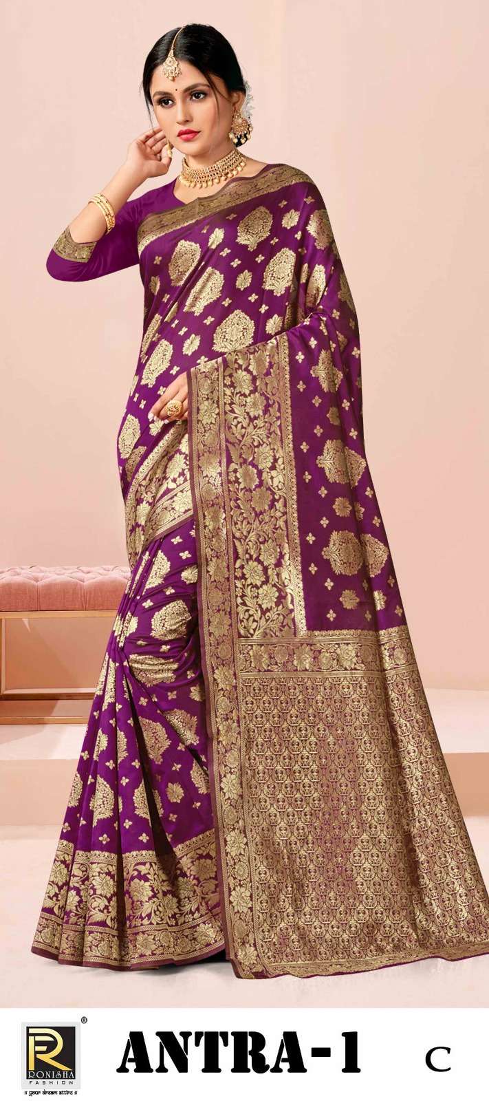 ANTRA  BY RONISHA SAREE SILK FABRICS SUPER HIT COLLECTION 