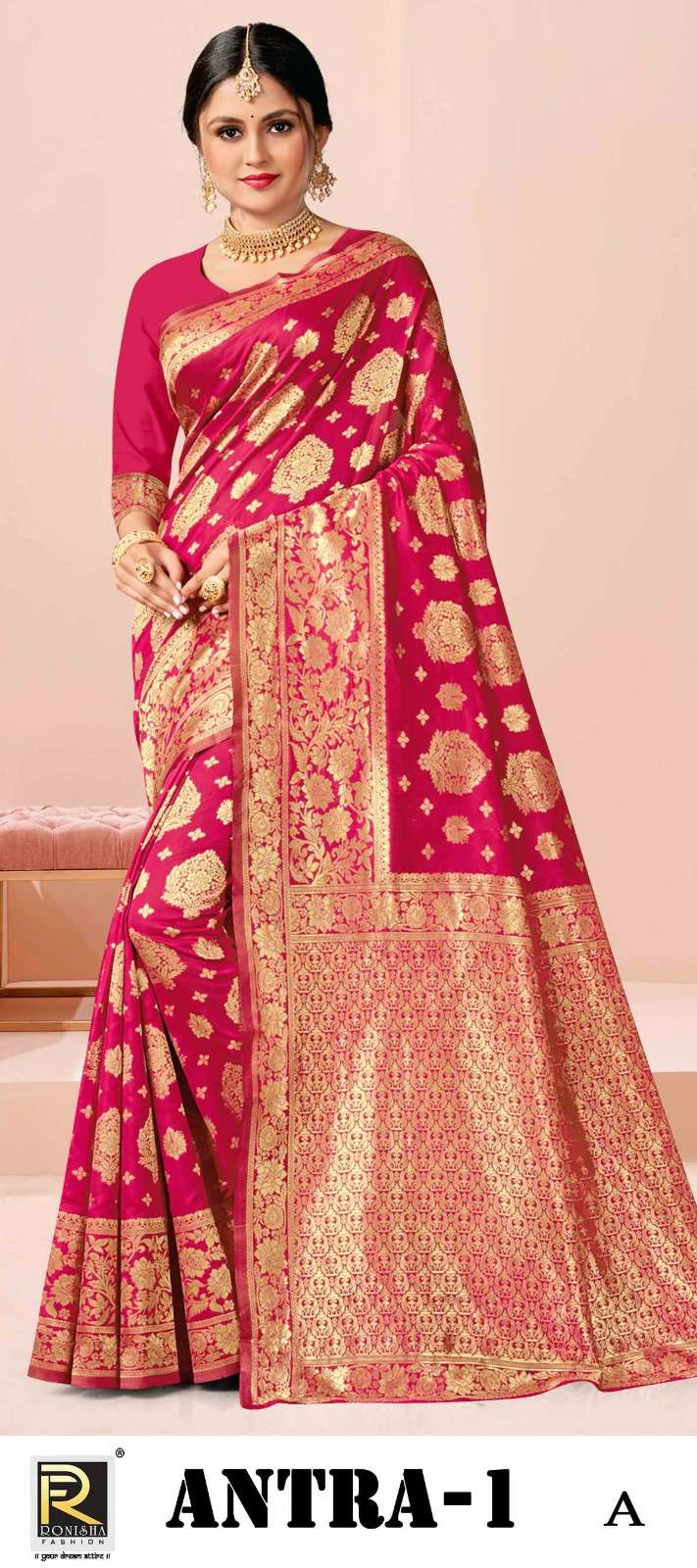 ANTRA  BY RONISHA SAREE SILK FABRICS SUPER HIT COLLECTION 