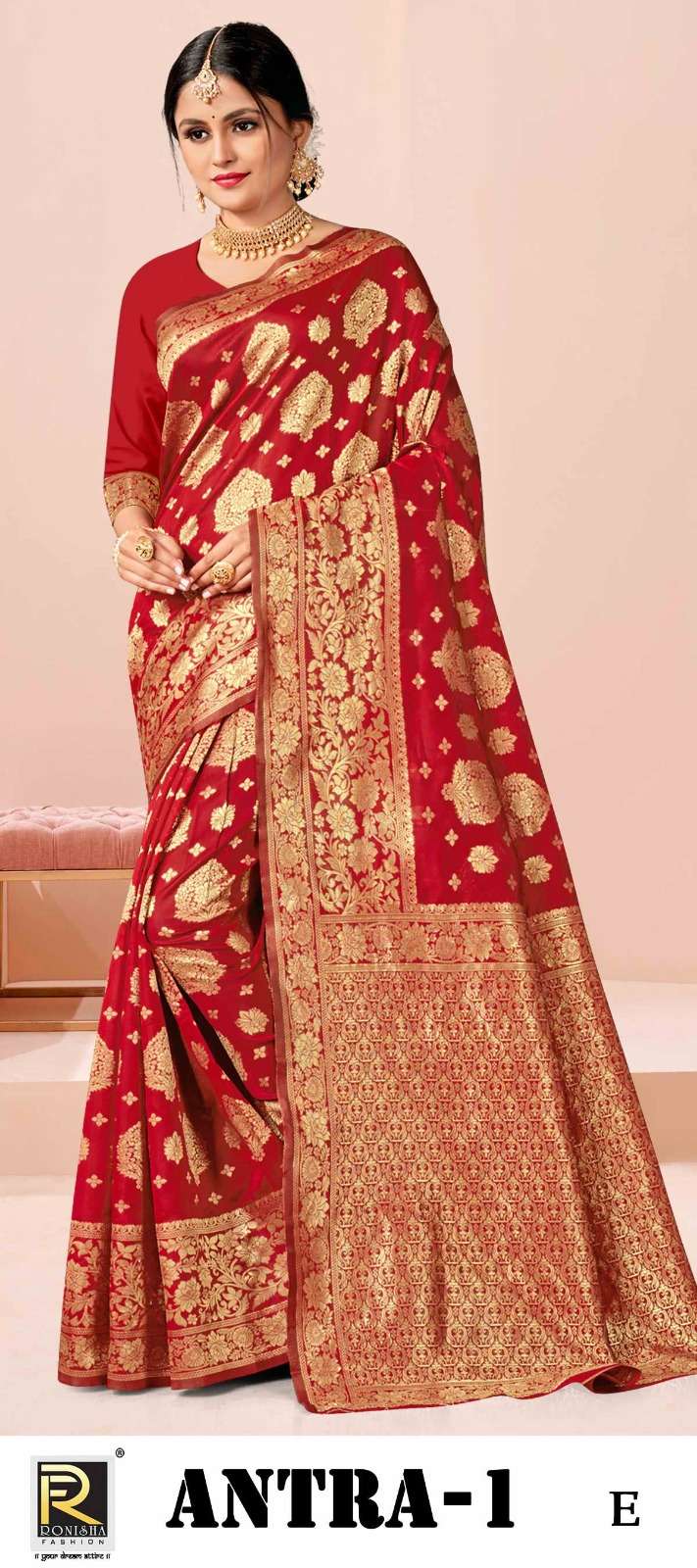 ANTRA  BY RONISHA SAREE SILK FABRICS SUPER HIT COLLECTION 