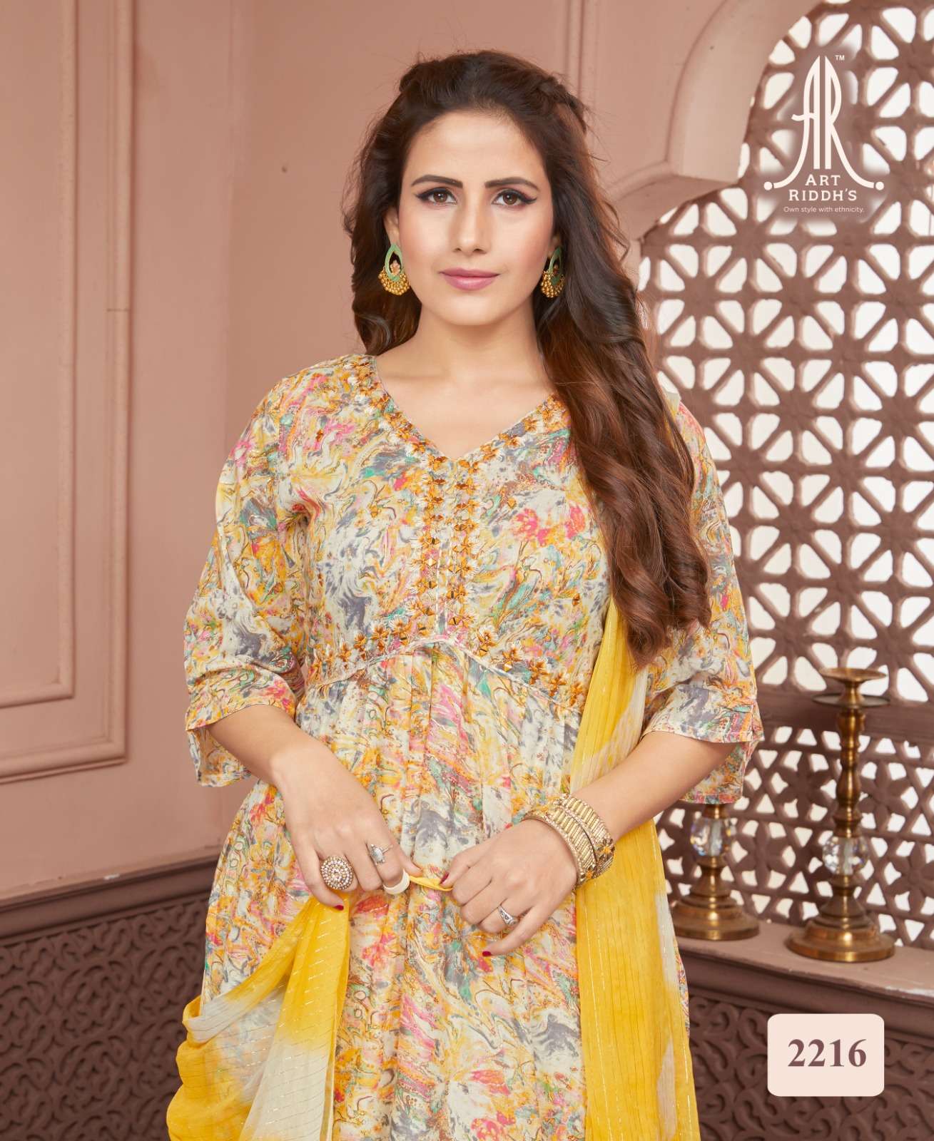 Art Ridh 2016 Nayra cut Kurti Wholesale catalog