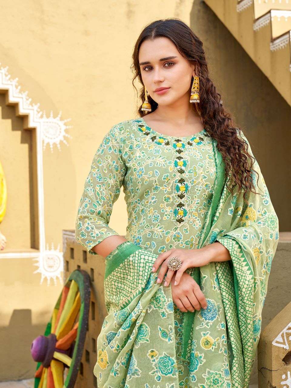 Artriddh Present New Vol - 6 Top Bottom Dupatta Designer Kurtis Wholesale catalog