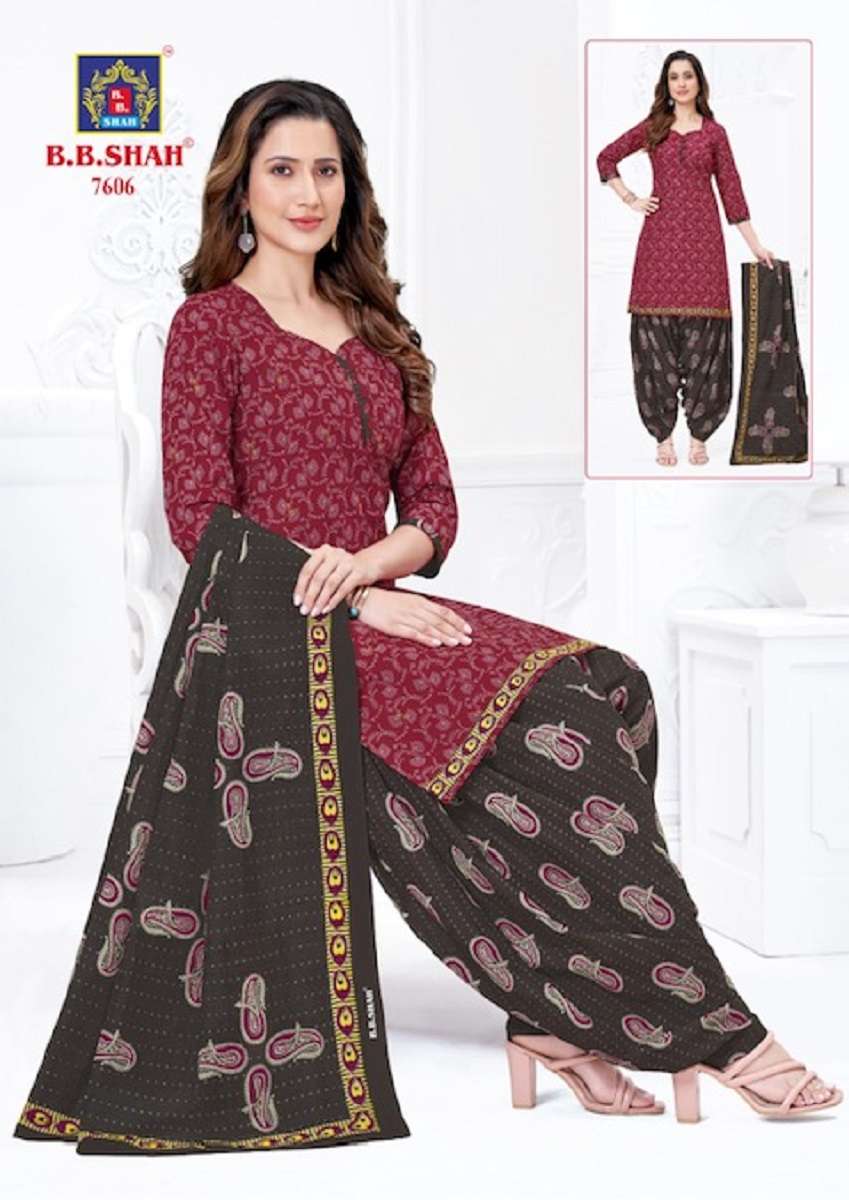 B.B Shah Nayraa Vol-6 – Dress Material