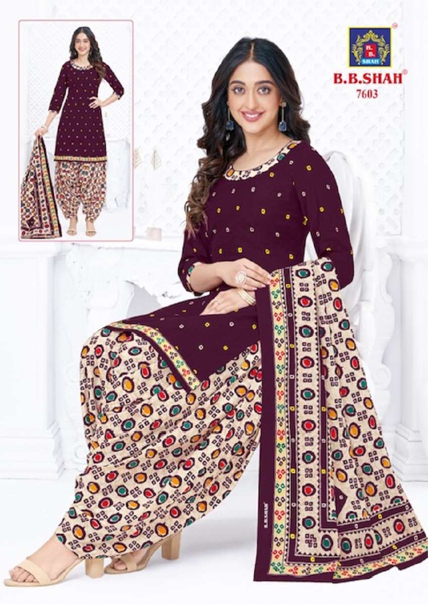 B.B Shah Nayraa Vol-6 – Dress Material