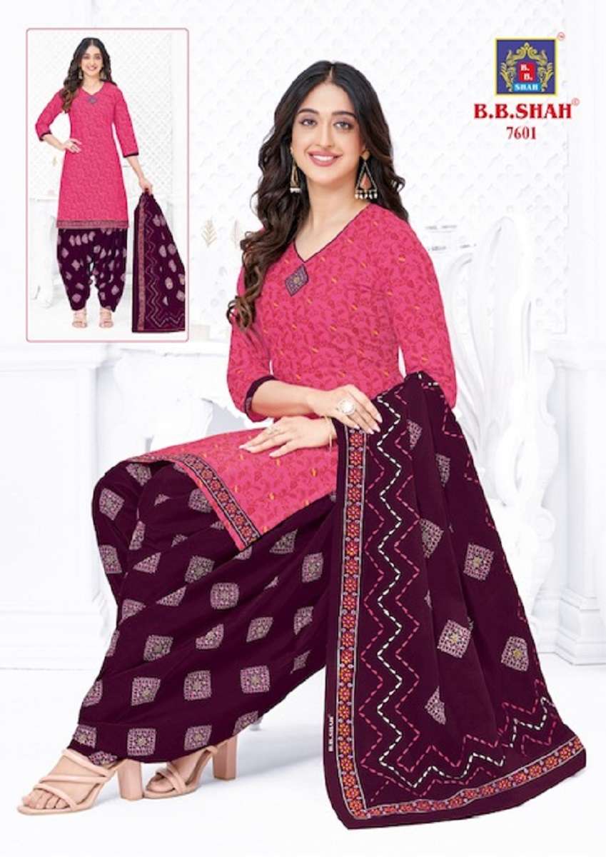 B.B Shah Nayraa Vol-6 – Dress Material