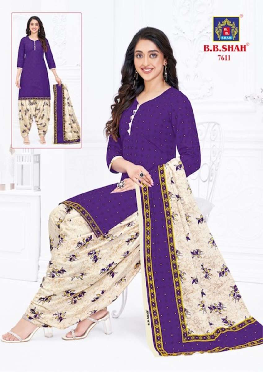 B.B Shah Nayraa Vol-6 – Dress Material