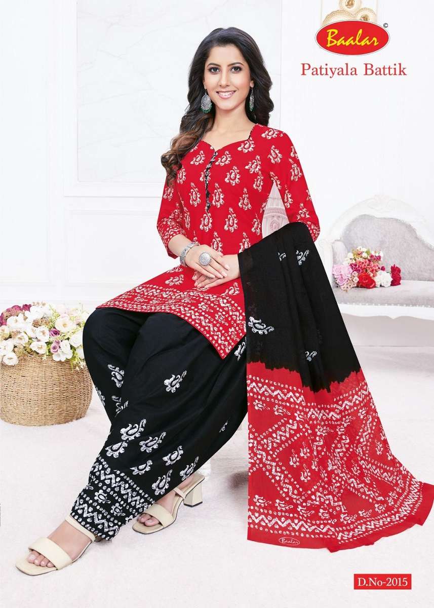 Baalar Battik Patiyala Special Vol-2 – Dress Material - Wholesale Catalog