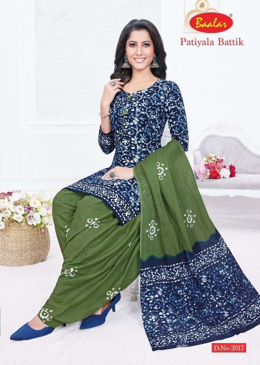 Baalar Battik Patiyala Special Vol-2 – Dress Material - Wholesale Catalog
