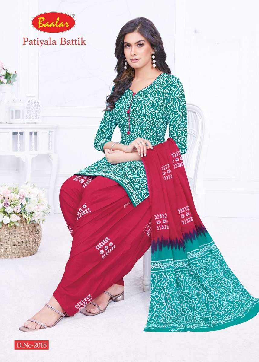 Baalar Battik Patiyala Special Vol-2 – Dress Material - Wholesale Catalog