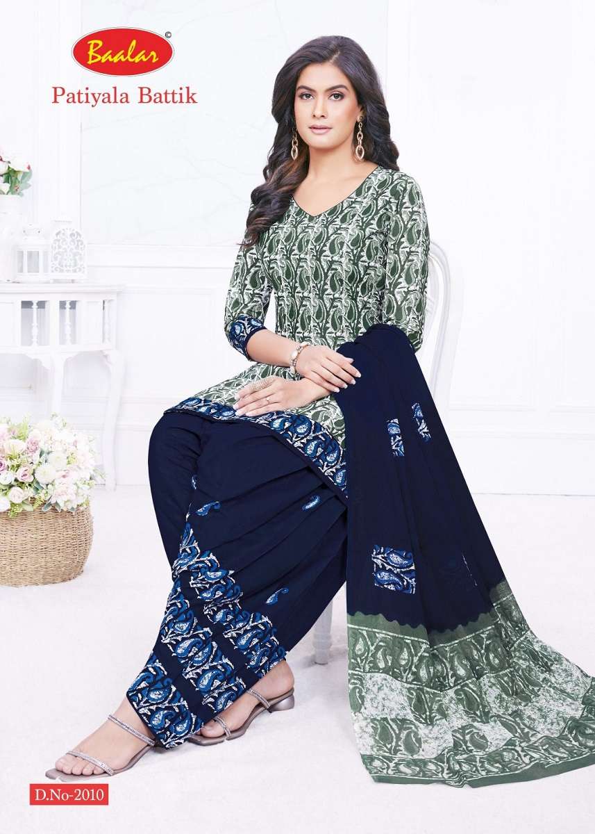 Baalar Battik Patiyala Special Vol-2 – Dress Material - Wholesale Catalog