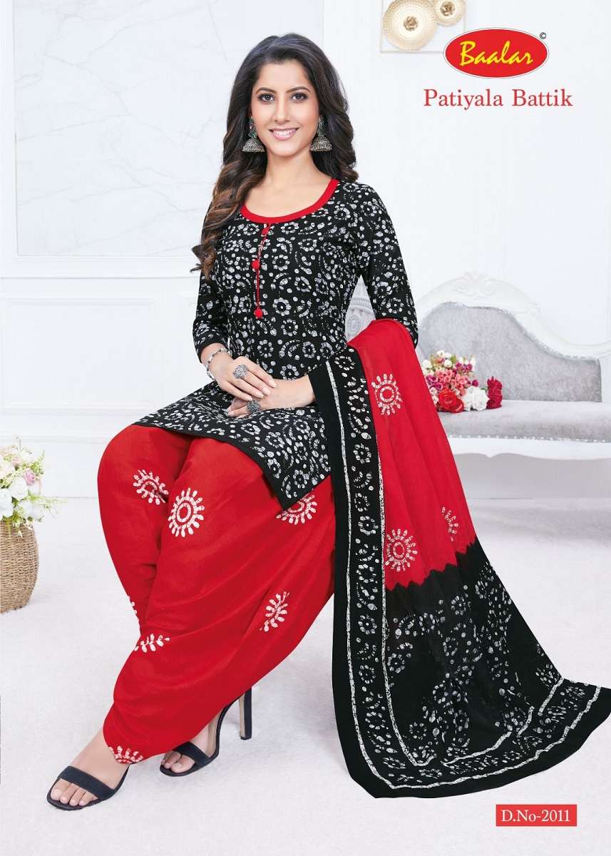 Baalar Battik Patiyala Special Vol-2 – Dress Material - Wholesale Catalog