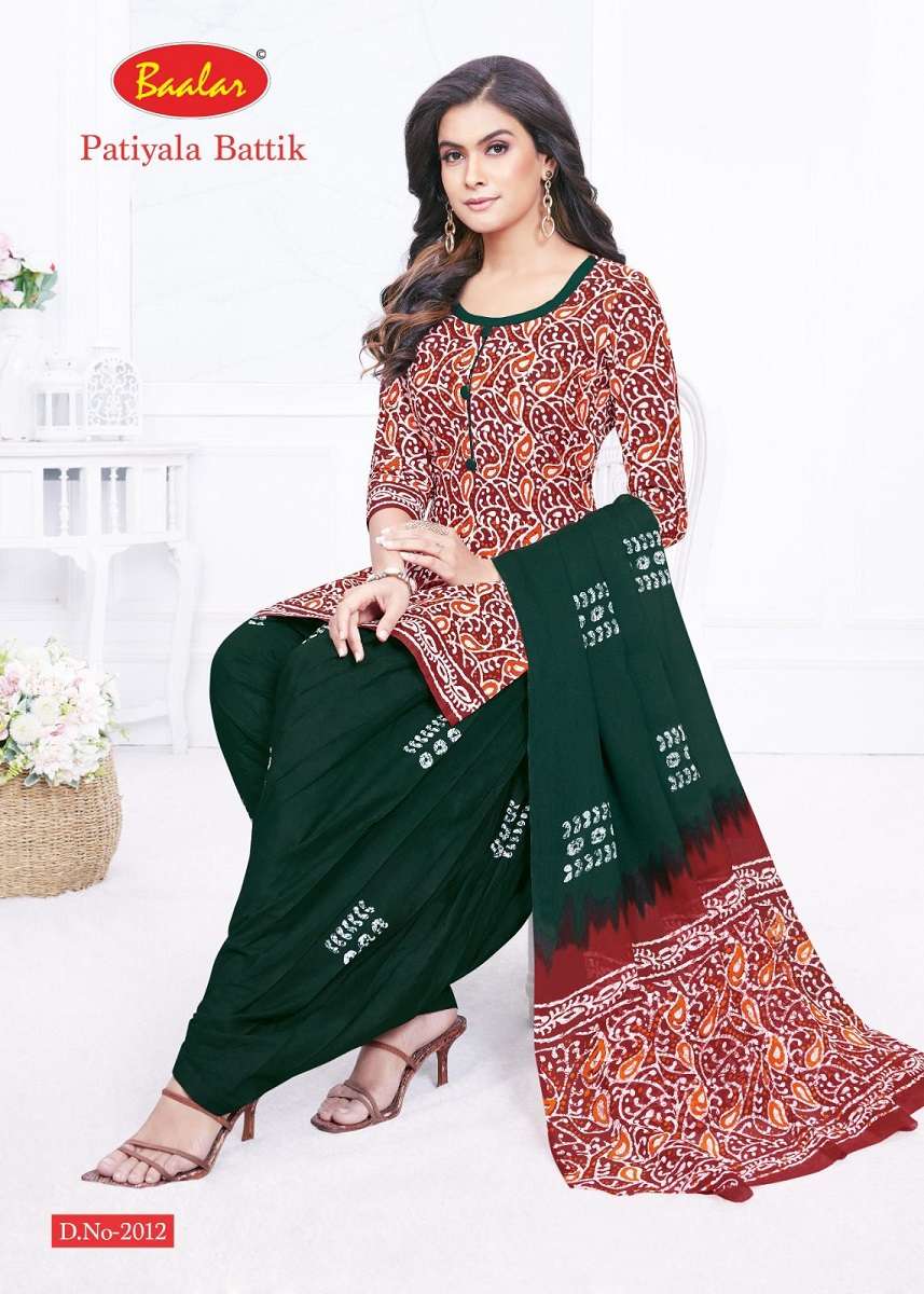 Baalar Battik Patiyala Special Vol-2 – Dress Material - Wholesale Catalog