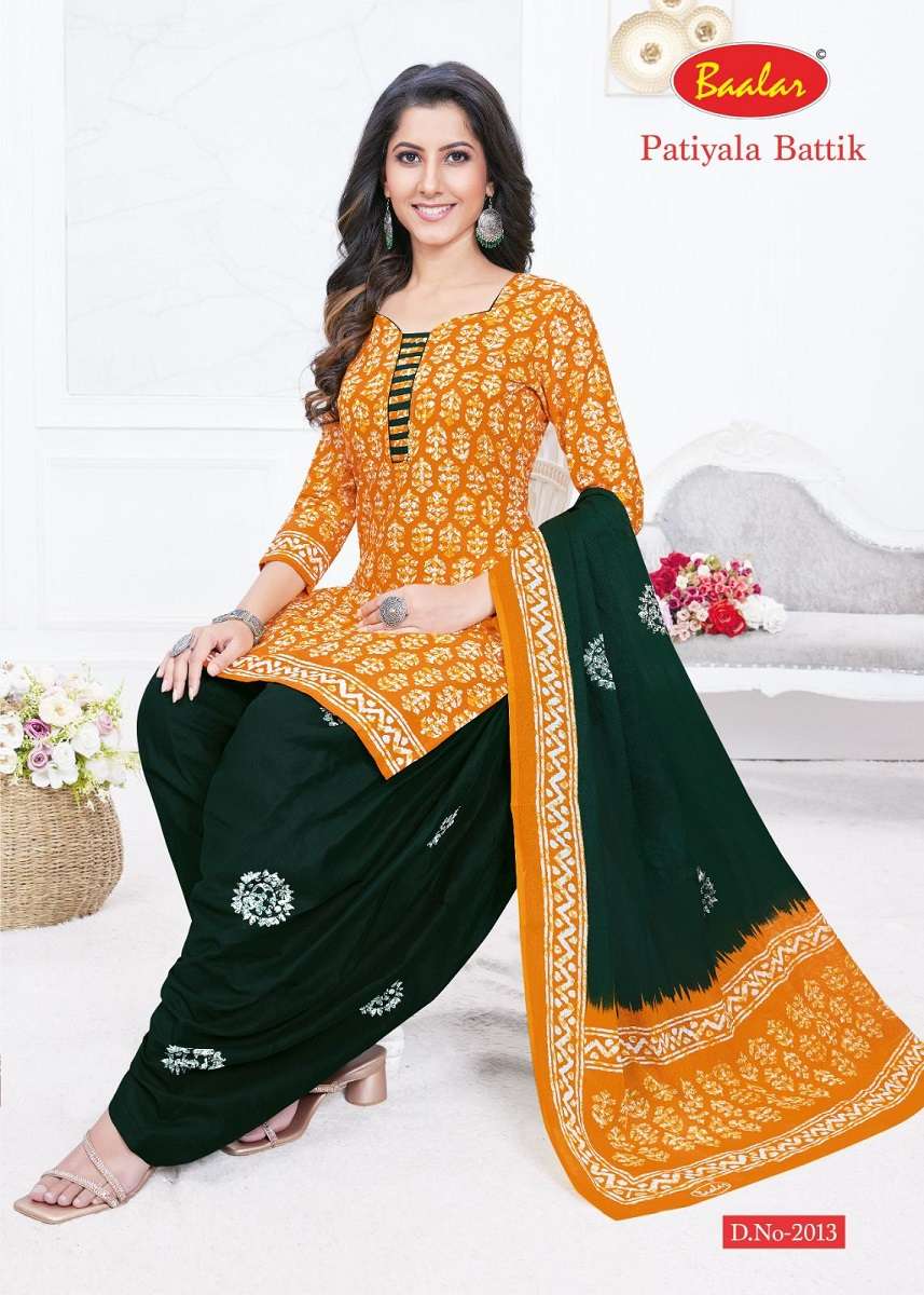 Baalar Battik Patiyala Special Vol-2 – Dress Material - Wholesale Catalog