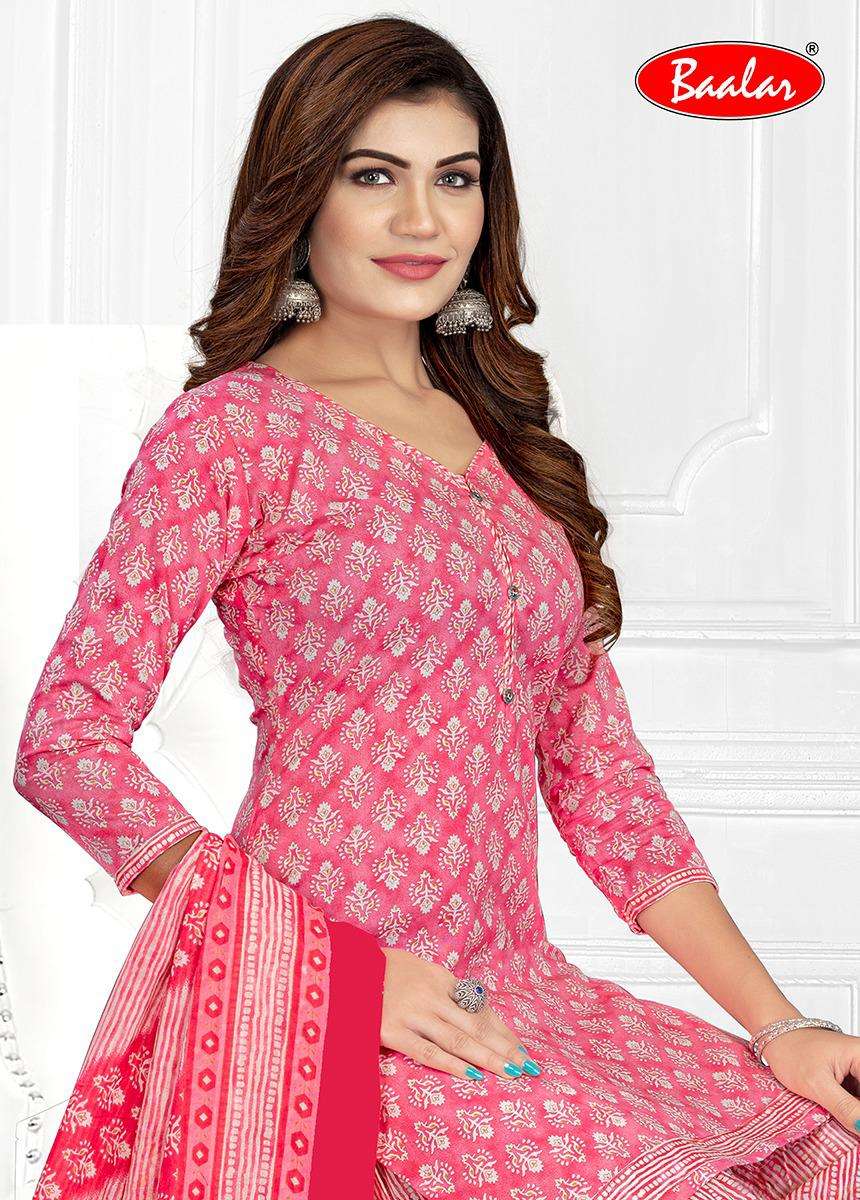 Baalar Crystal Patiyala Vol-4 – Dress Material