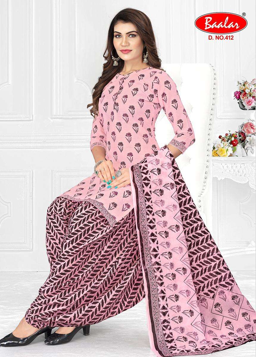 Baalar Crystal Patiyala Vol-4 – Dress Material