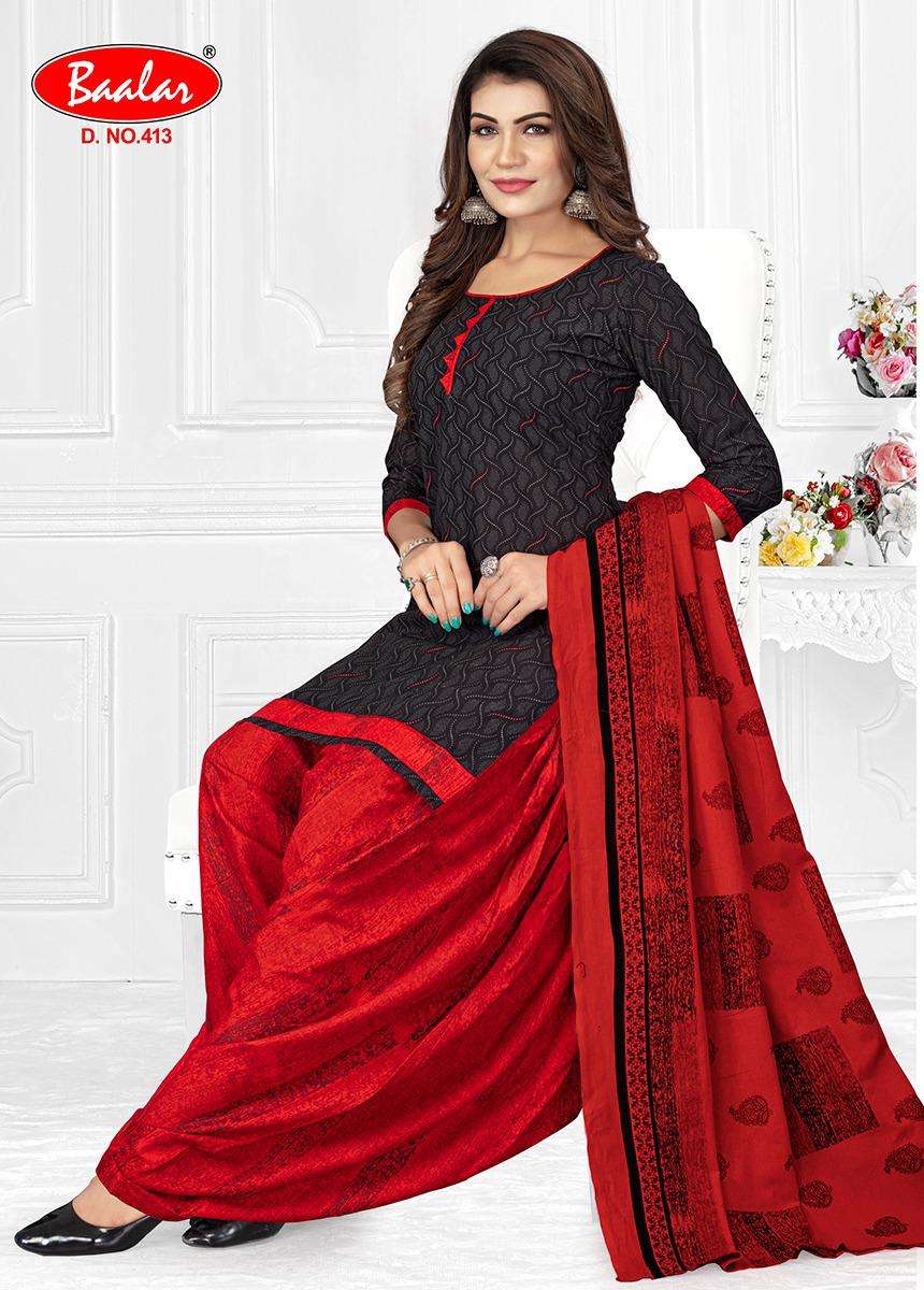 Baalar Crystal Patiyala Vol-4 – Dress Material