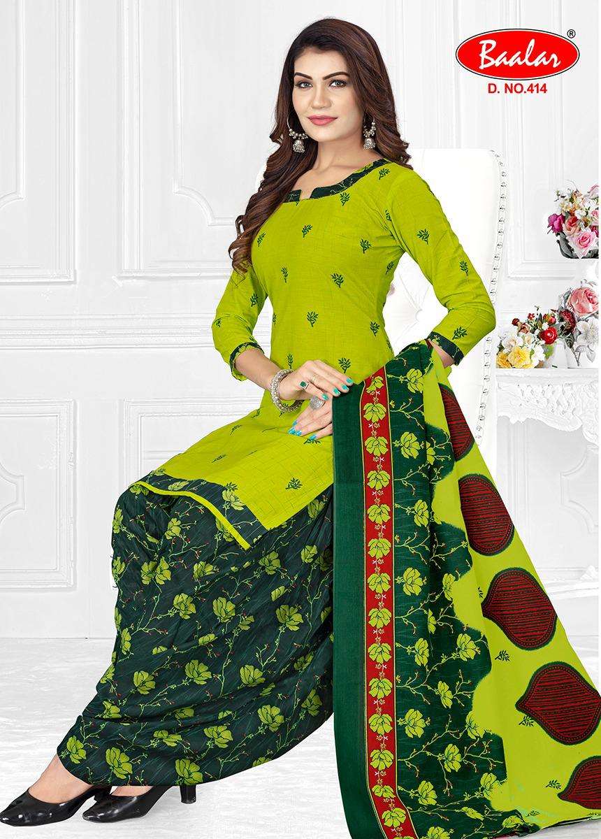 Baalar Crystal Patiyala Vol-4 – Dress Material