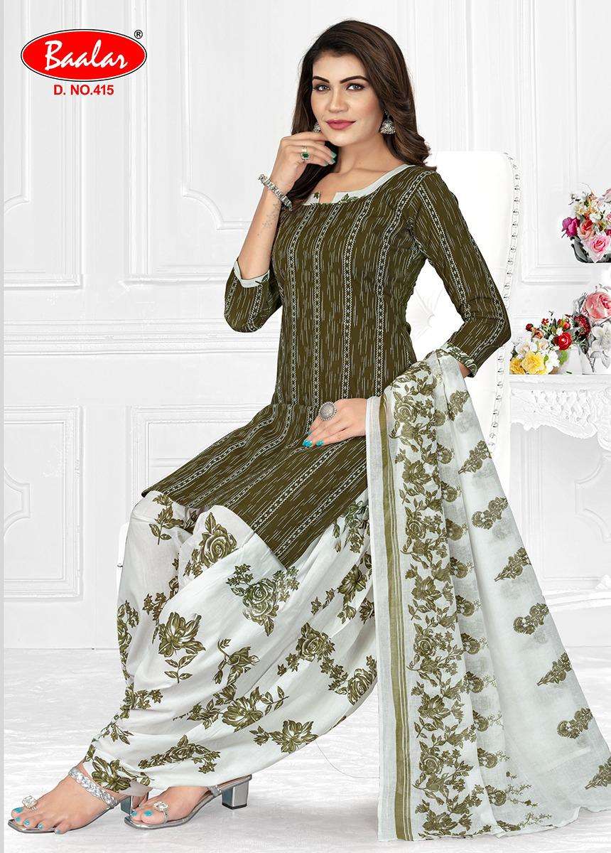 Baalar Crystal Patiyala Vol-4 – Dress Material