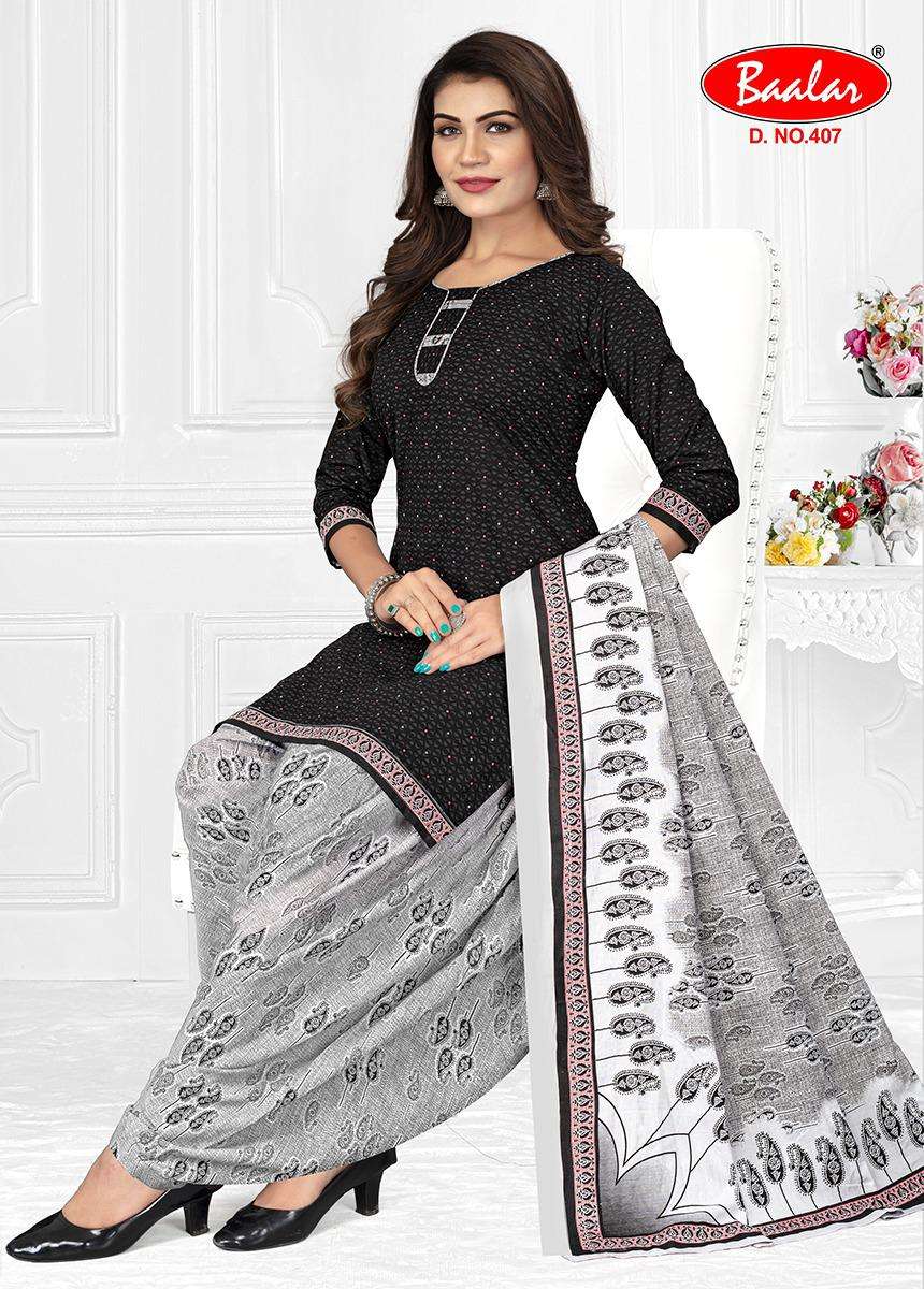 Baalar Crystal Patiyala Vol-4 – Dress Material