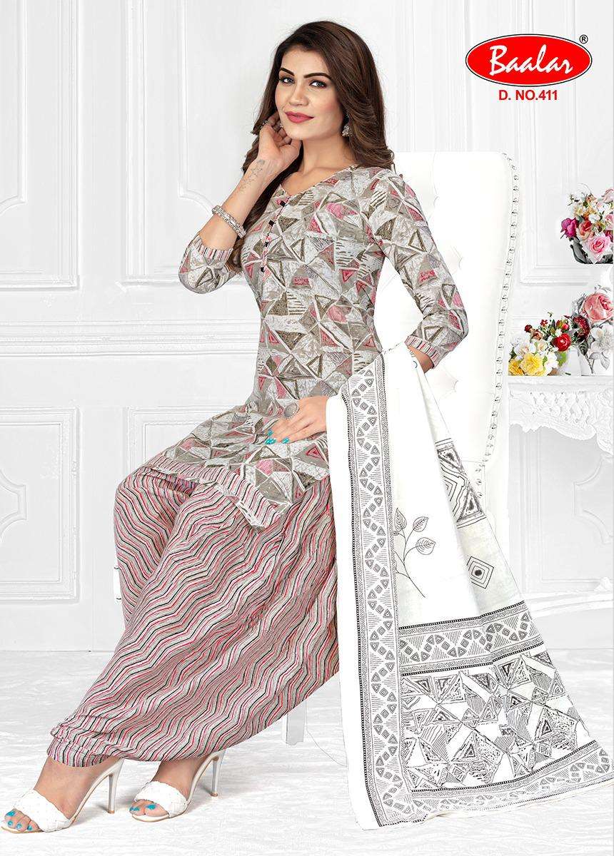 Baalar Crystal Patiyala Vol-4 – Dress Material