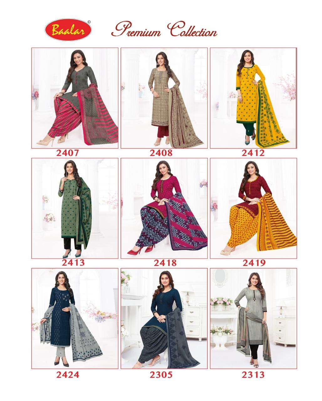 Baalar Zaara Vol-15 – Dress Material