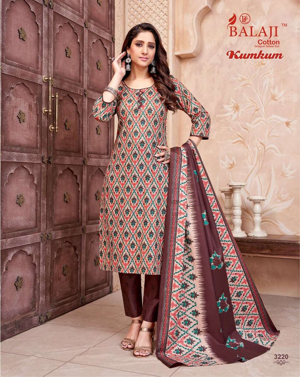 Balaji Kumkum Vol-32 – Kurti Pant With Dupatta