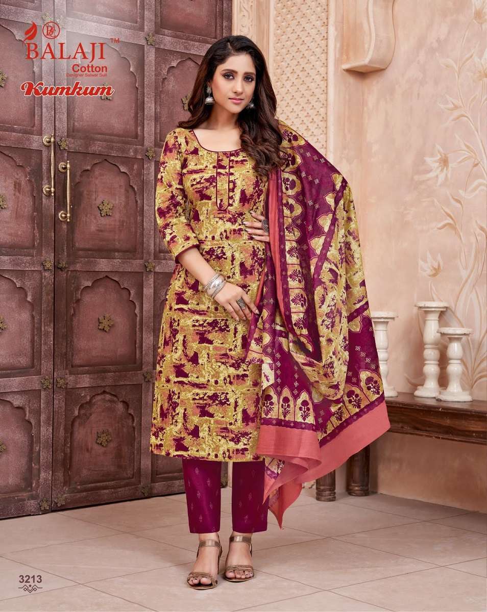 Balaji Kumkum Vol-32 – Kurti Pant With Dupatta