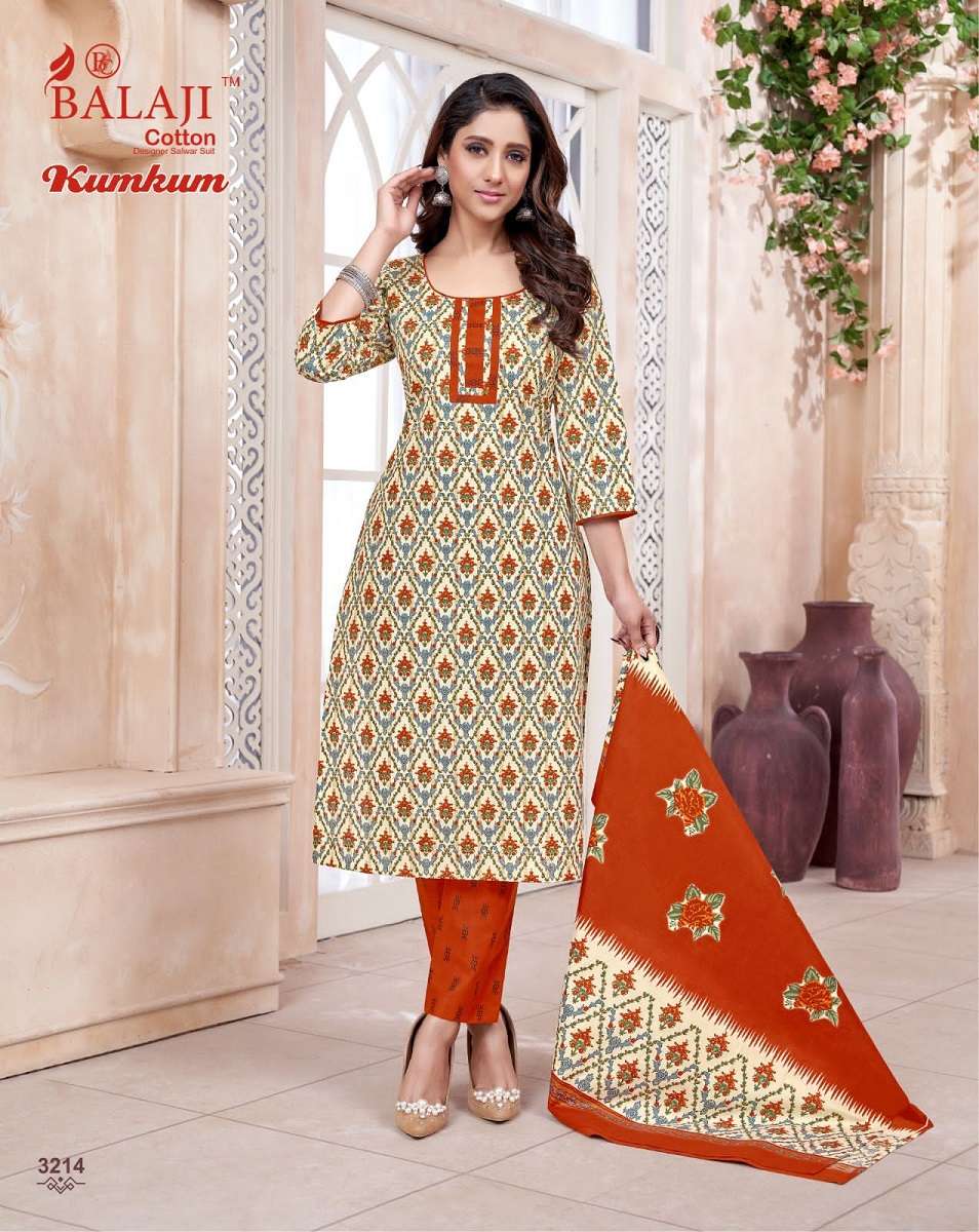 Balaji Kumkum Vol-32 – Kurti Pant With Dupatta