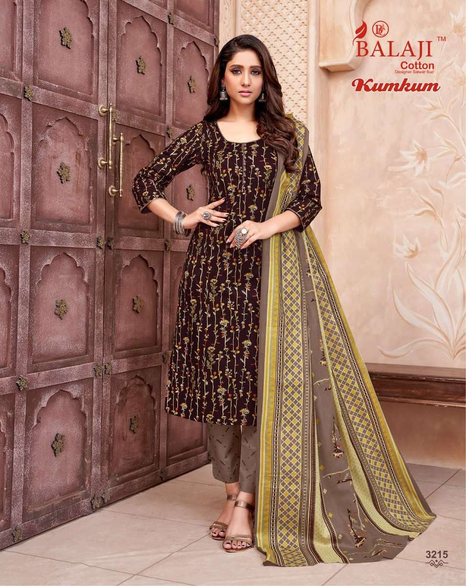 Balaji Kumkum Vol-32 – Kurti Pant With Dupatta
