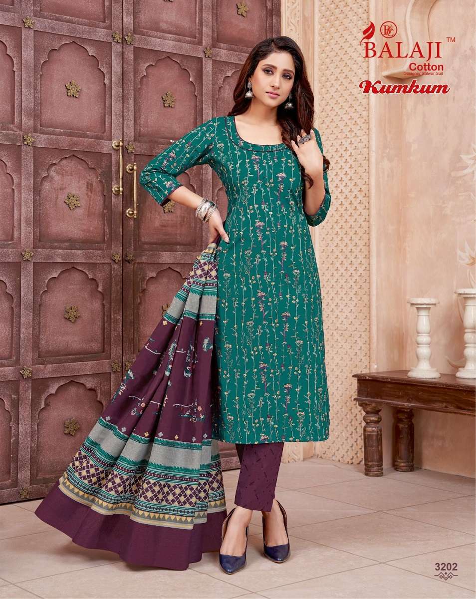 Balaji Kumkum Vol-32 – Kurti Pant With Dupatta