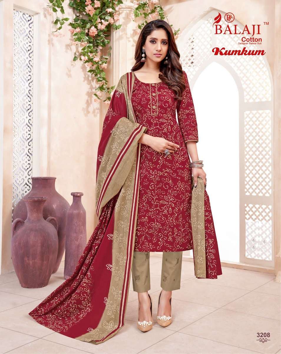 Balaji Kumkum Vol-32 – Kurti Pant With Dupatta