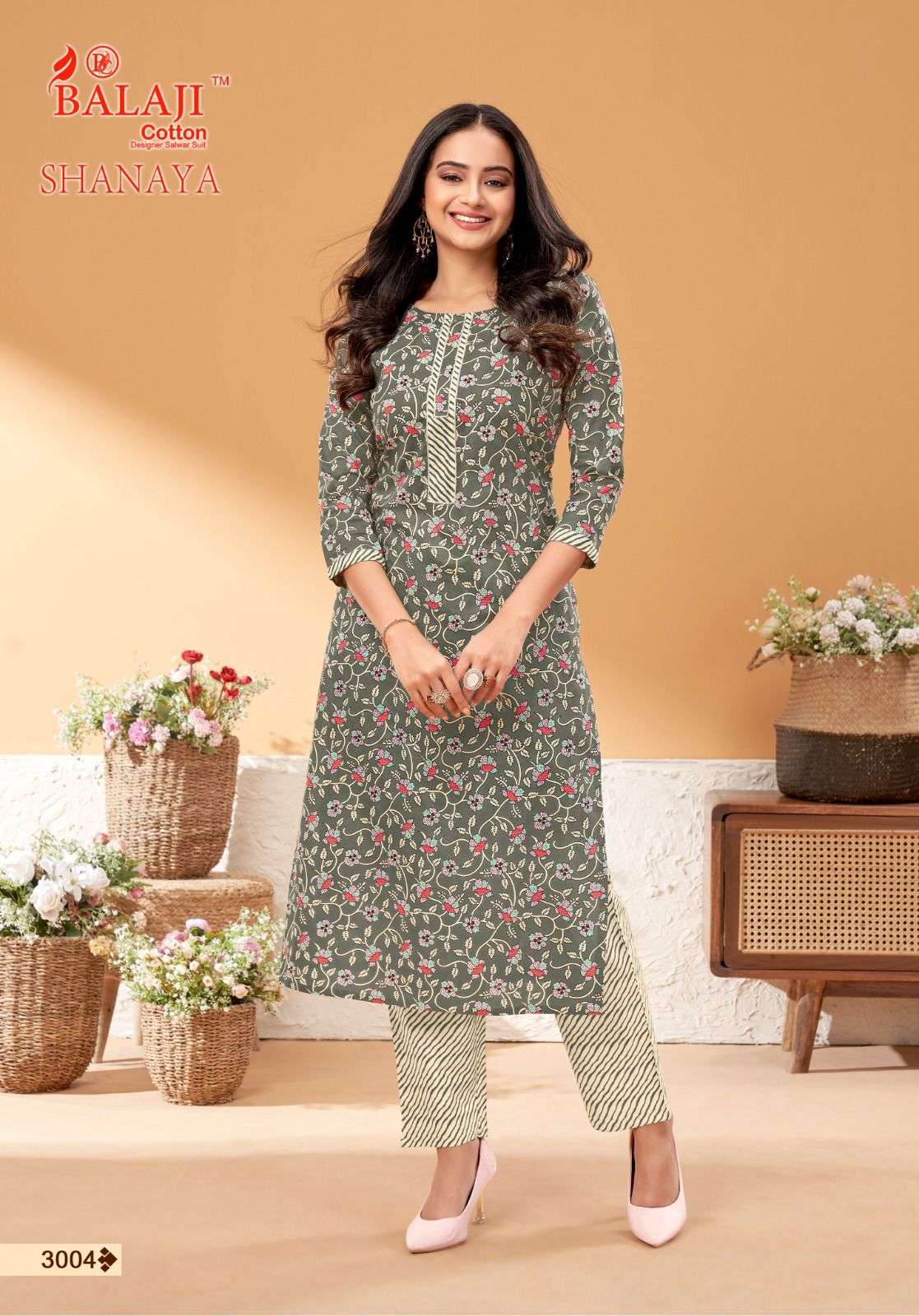 Balaji Shanaya vol 3  Kurti with pant Wholesale catalog