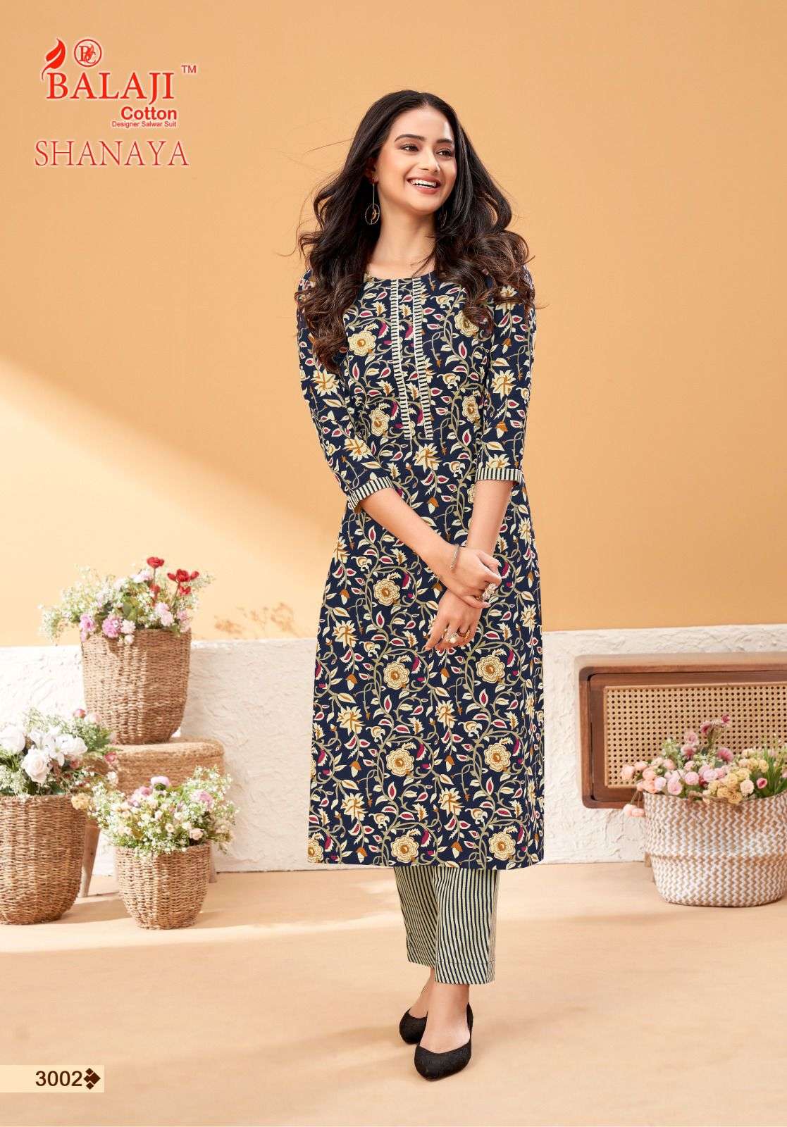 Balaji Shanaya vol 3  Kurti with pant Wholesale catalog