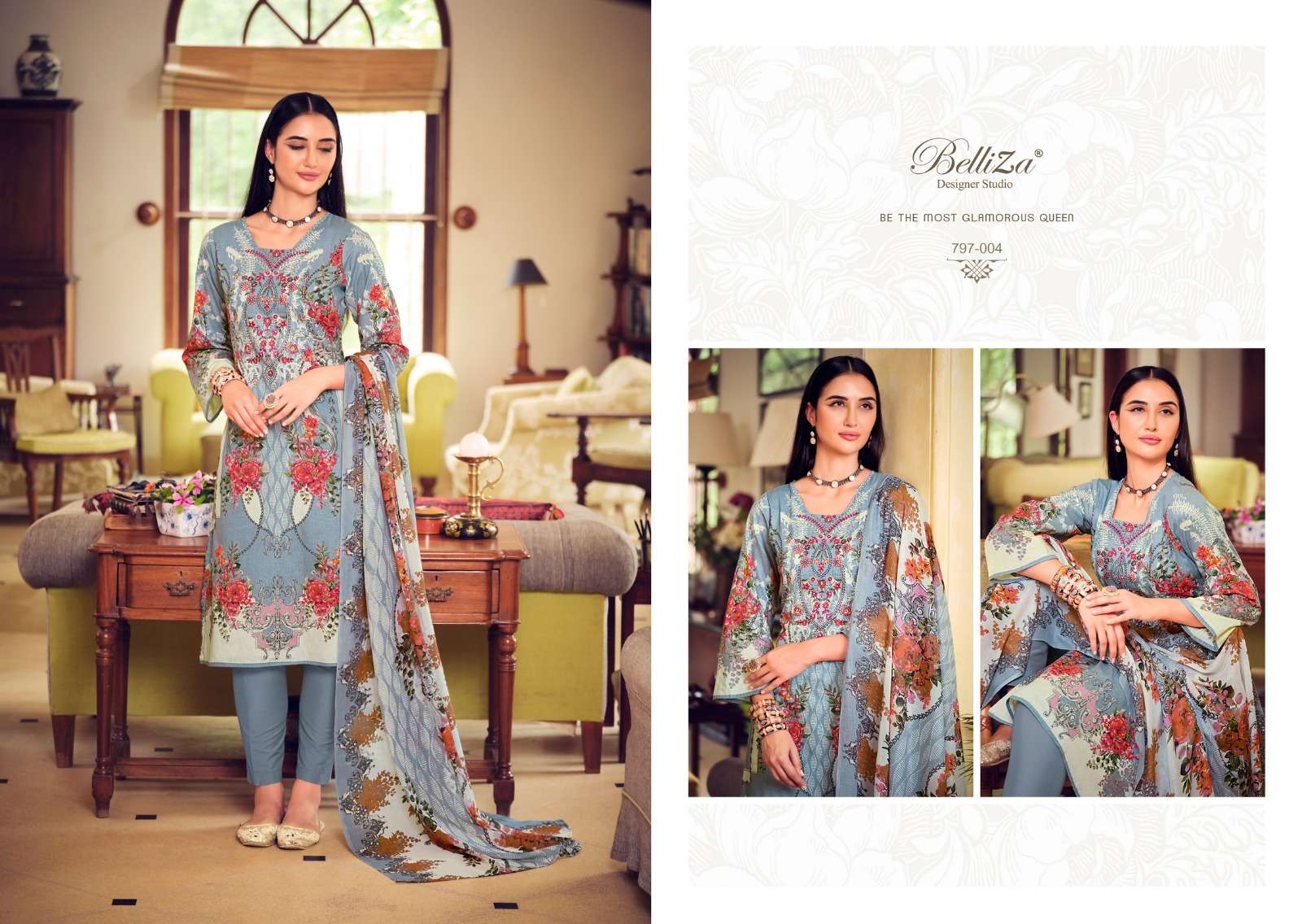 BelliZa NAIRA VOL-9 Pakistani suits Wholesale catalog