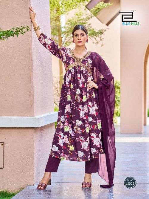 BLUE HILLS Dolphin Kurti Wholesale catalog