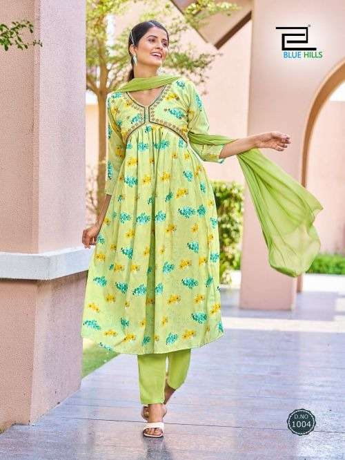 BLUE HILLS Dolphin Kurti Wholesale catalog