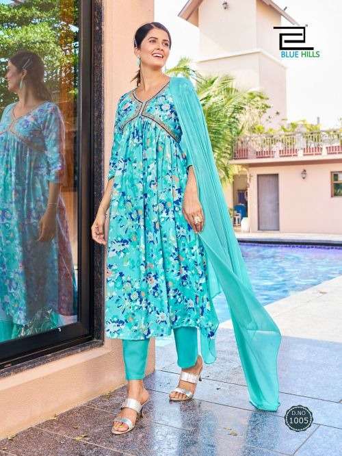 BLUE HILLS Dolphin Kurti Wholesale catalog