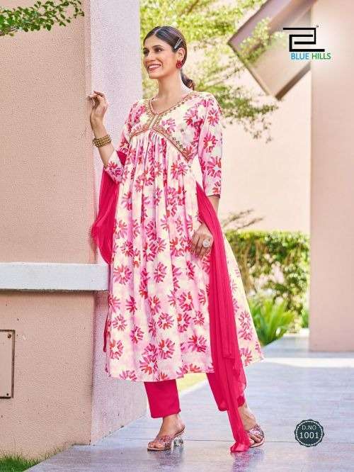 BLUE HILLS Dolphin Kurti Wholesale catalog