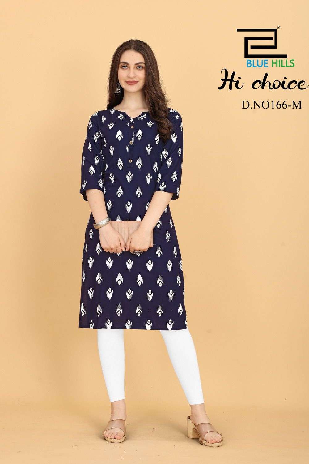BLUE HILLS HICHOICE Rayon 14 kg fabric Kurti Wholesale catalog