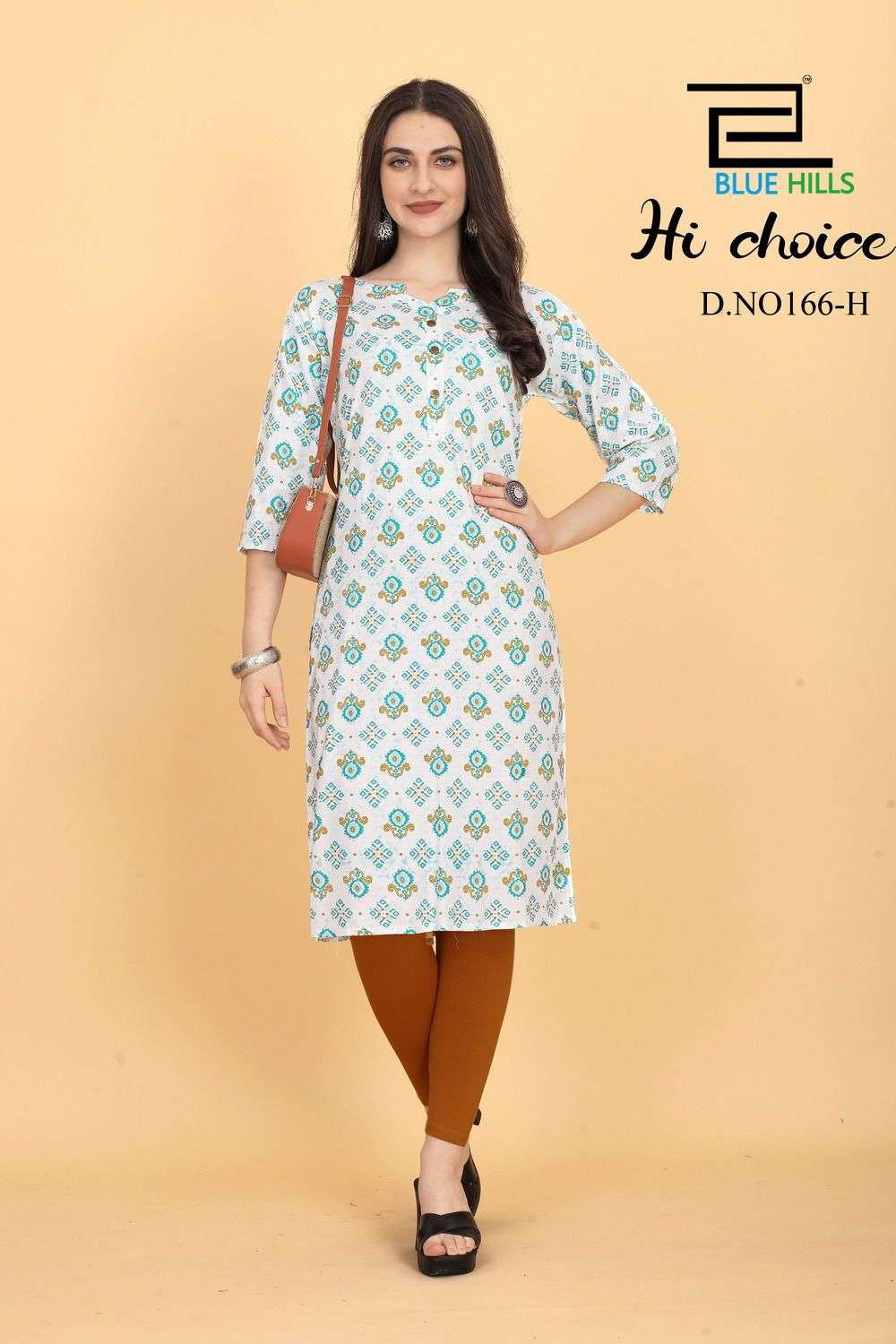 BLUE HILLS HICHOICE Rayon 14 kg fabric Kurti Wholesale catalog