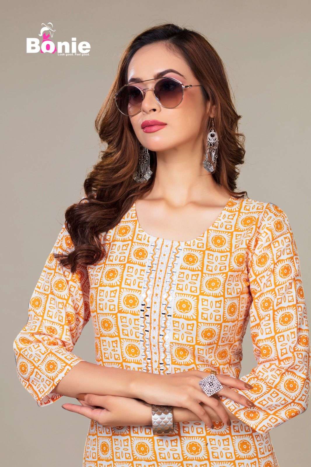 BONIE BATTIK  RAYON 14KG Kurti Wholesale catalog