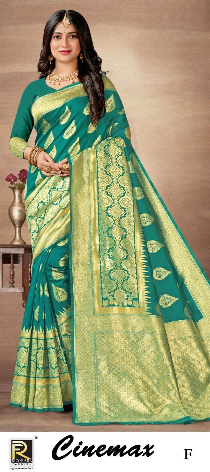 CINEMAX  BY RONISHA SAREE SILK FABRICS SUPER HIT COLLECTION 