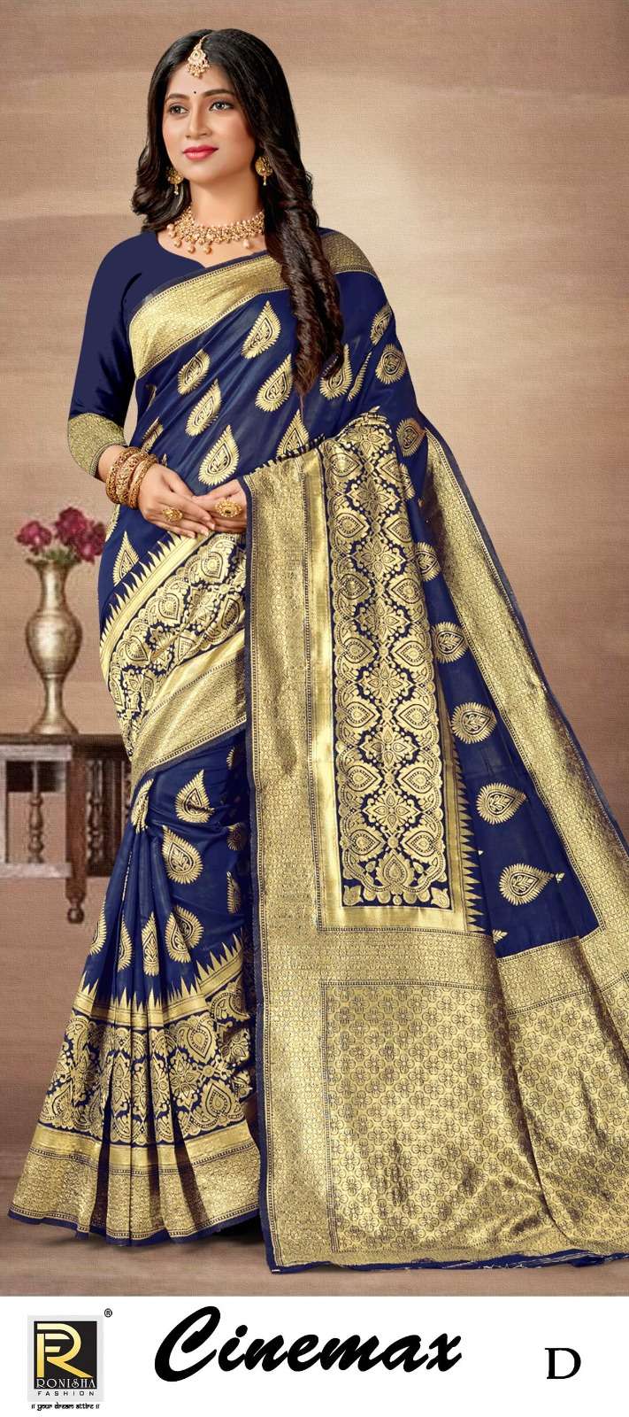 CINEMAX  BY RONISHA SAREE SILK FABRICS SUPER HIT COLLECTION 