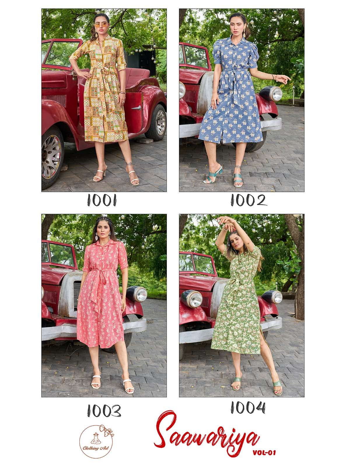 CLOTHING ART SAAWARIYA VOL-1 Kurti Wholesale catalog