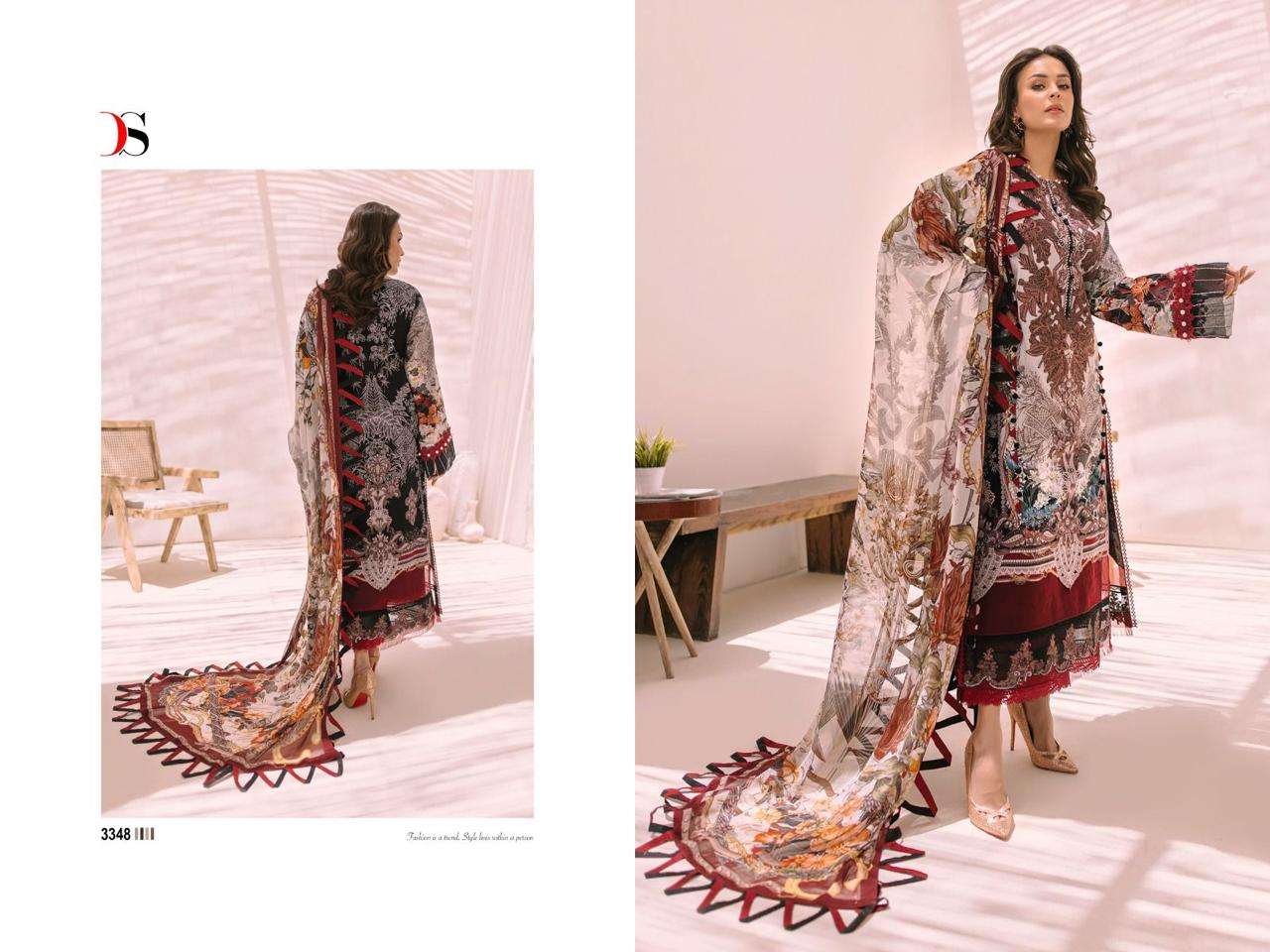 Deepsy Firdous Bliss Lawn 23 Cotton Dupatta Pakistani Salwar Suits Wholesale catalog