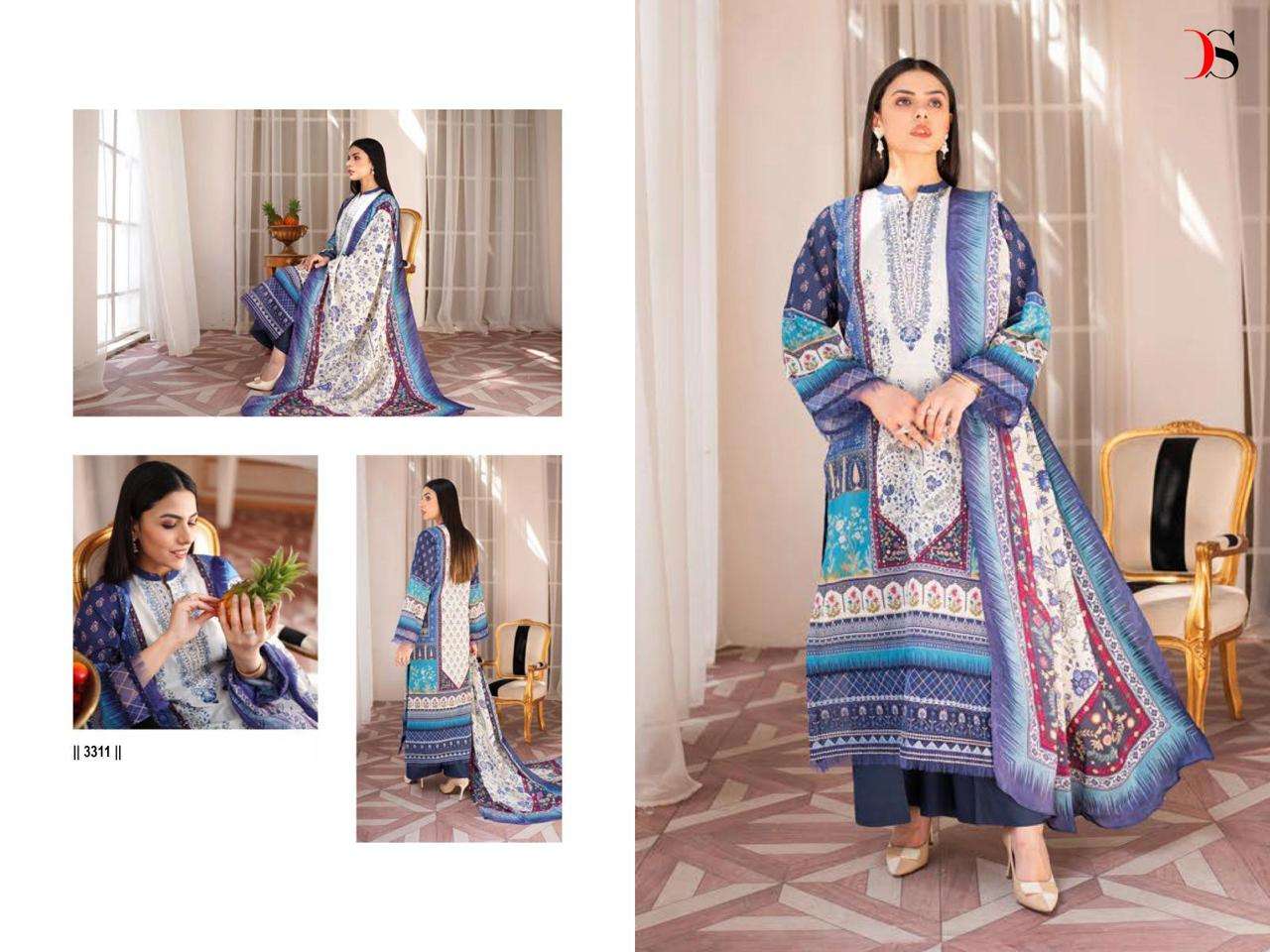 Deepsy Firodus Morja Cotton Dupatta Pakistani Suit Wholesale catalog