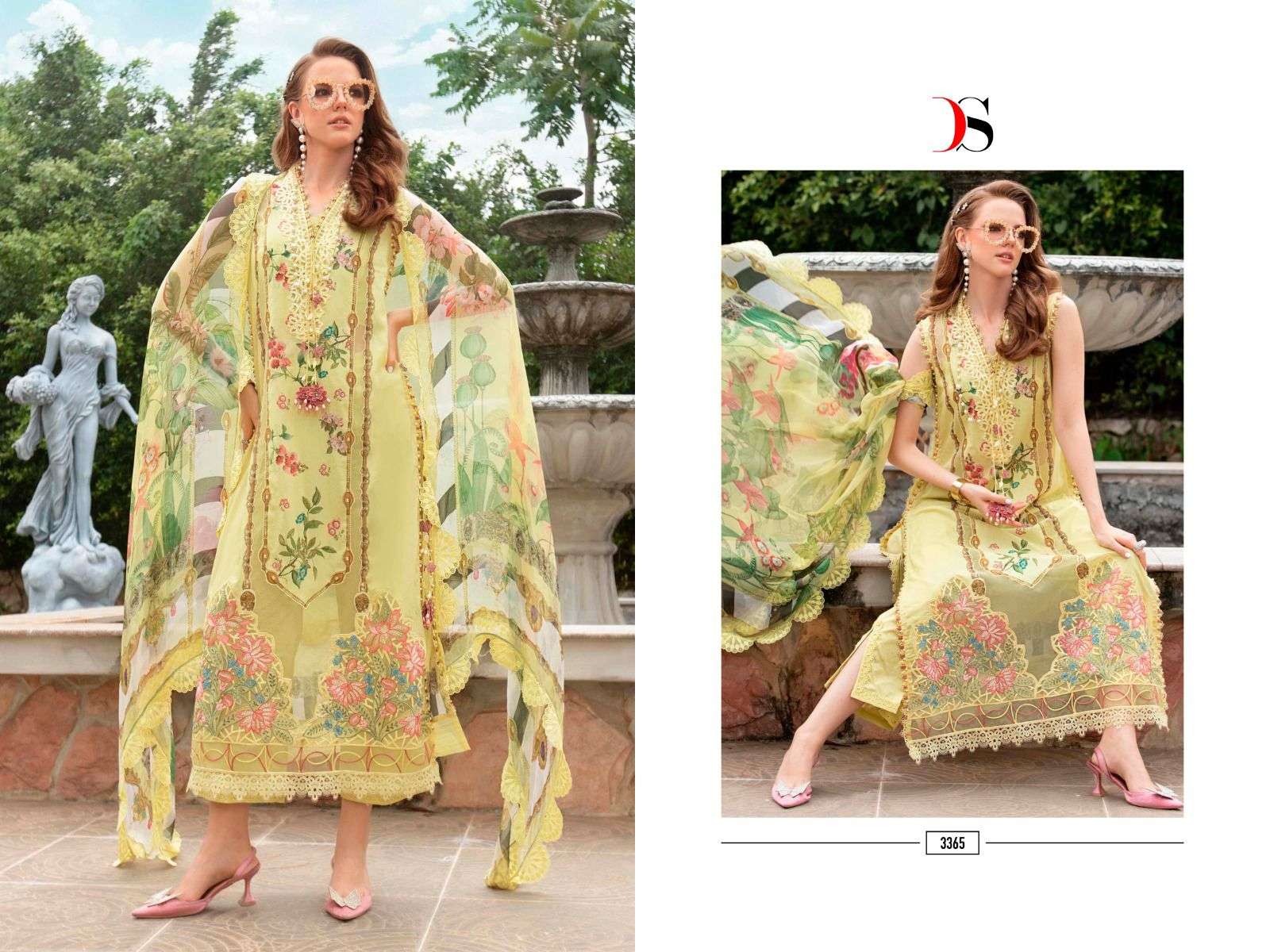 Deepsy M Print 23 Vol 4 Cotton Dupatta Pakistani Salwar Suits Wholesale catalog