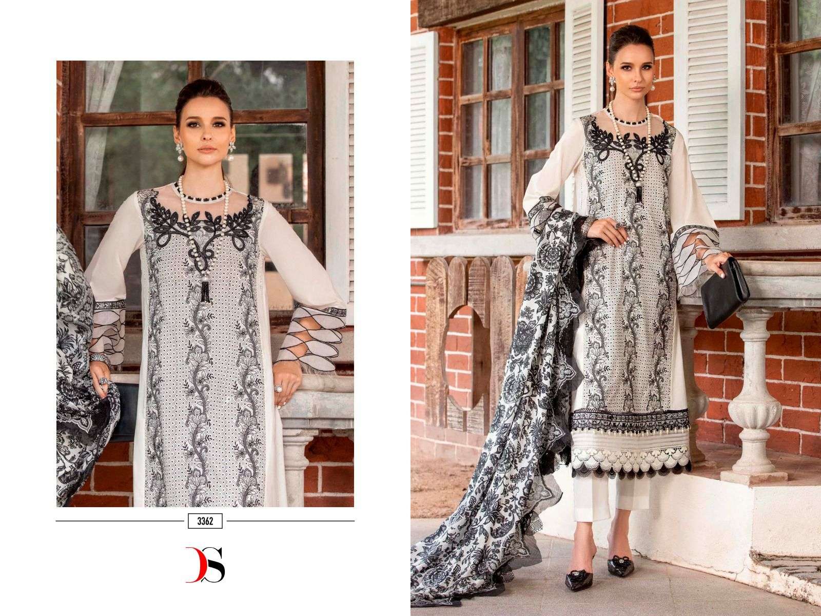 Deepsy M Print 23 Vol 4 Cotton Dupatta Pakistani Salwar Suits Wholesale catalog